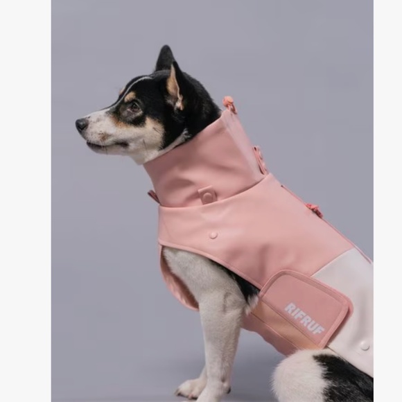 RIFRUF Stormhunter Dog Raincoat, Sakura, Size 8 - tiny dog - Picture 4 of 16